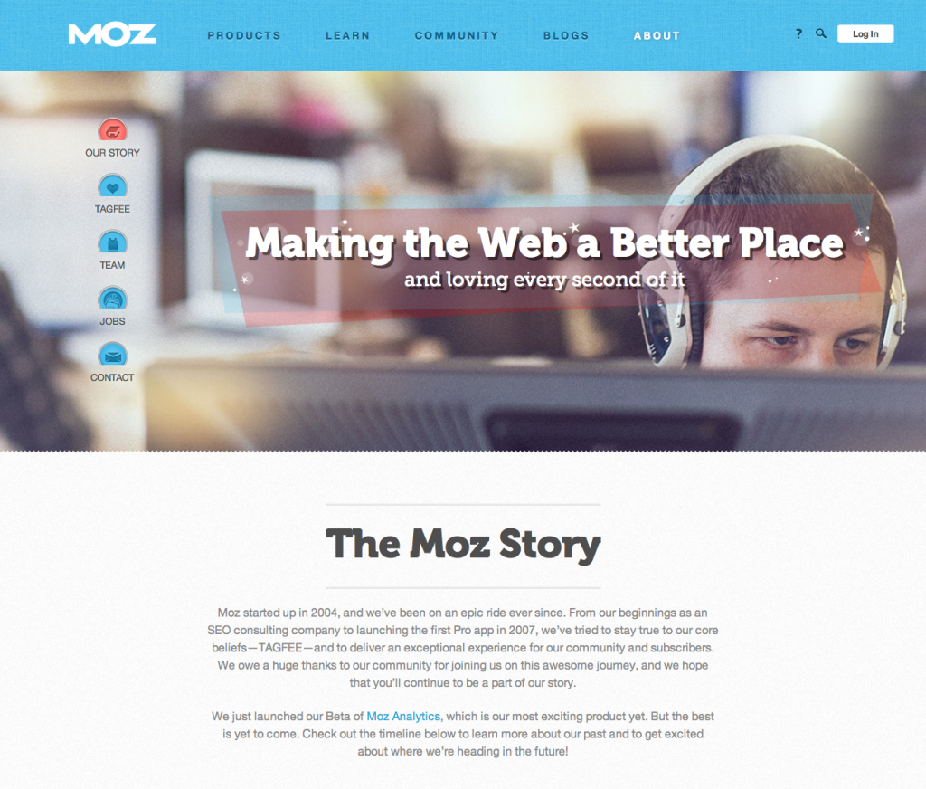 How to craft a great About Us Page - Moz