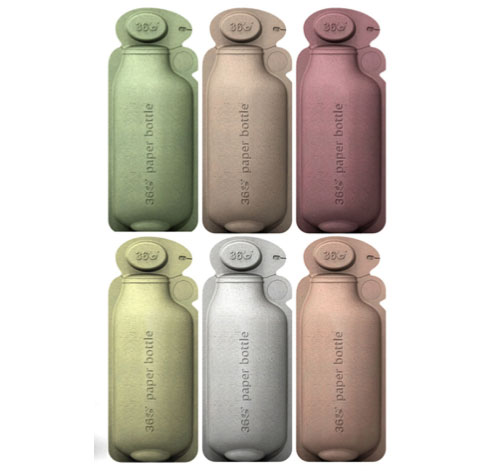 Recycled Paper Water Bottles