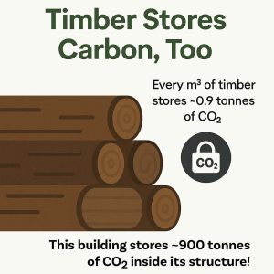 Timber stores carbon
