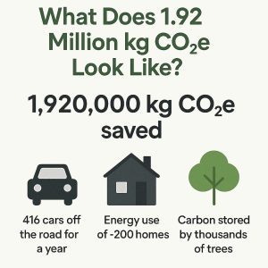 What does carbon savings look like