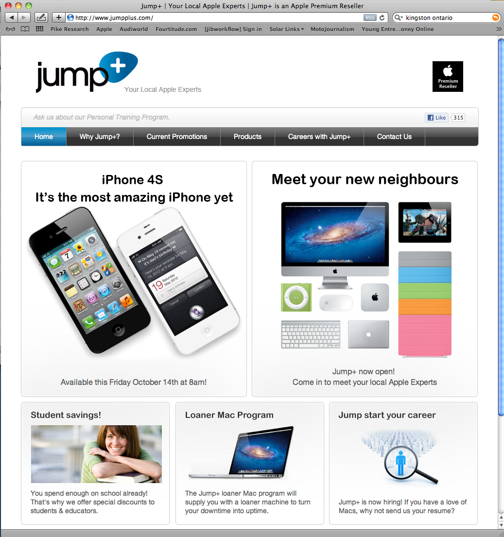 Jump Plus Web Site Design